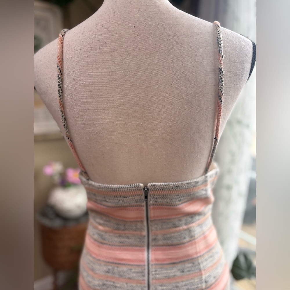 Lovers + Friends Pink and Gray Striped Mini Dress - Picture 7 of 10